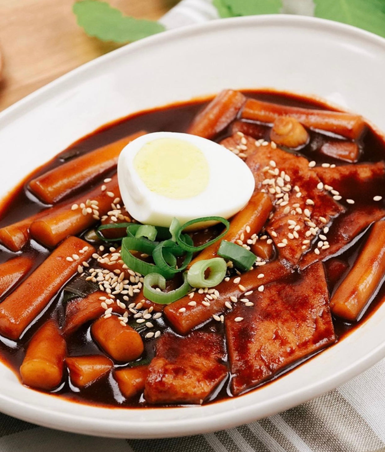 Jjajang Tteokbokki Platter