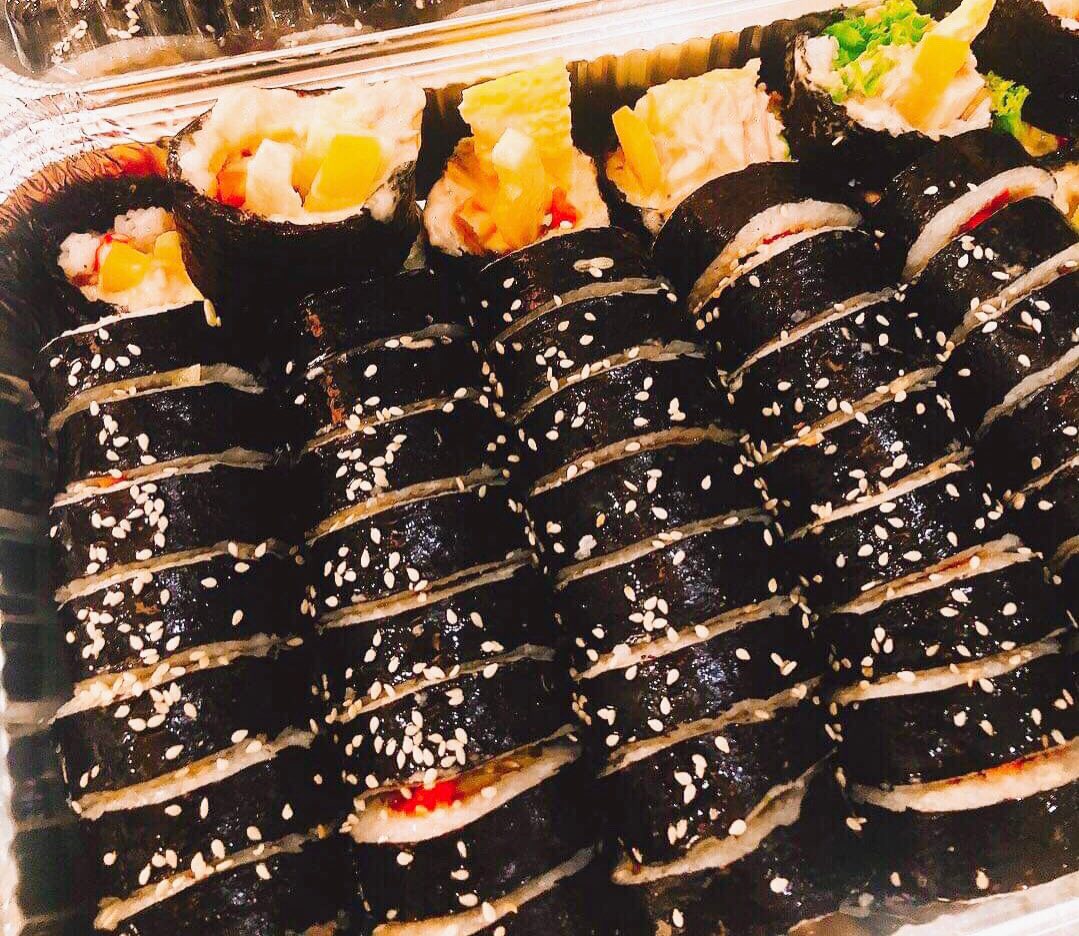 Tuna Kimbap Platter